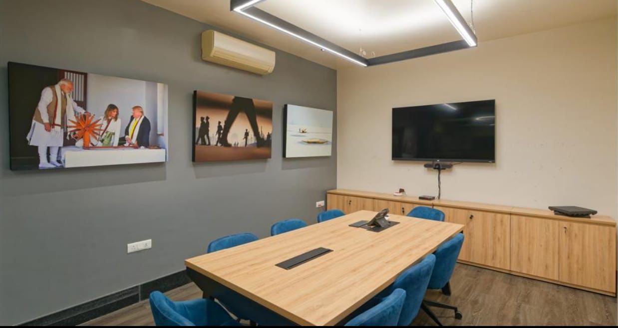 Boardroom with AV screen